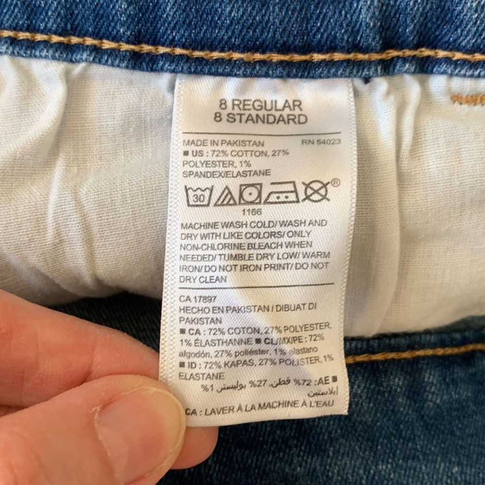 ON boyfriend jeans. - Picture 8 of 9